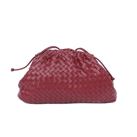 Woven Cloud Mini Dumpling Shoulder Bag
