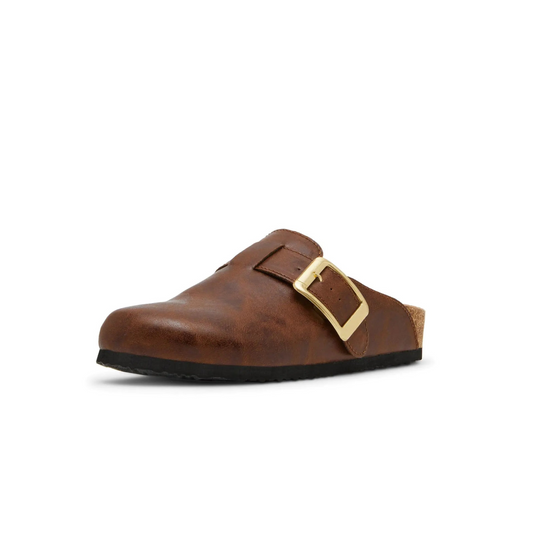 Madden Girl Prim Brown Clog Sandal