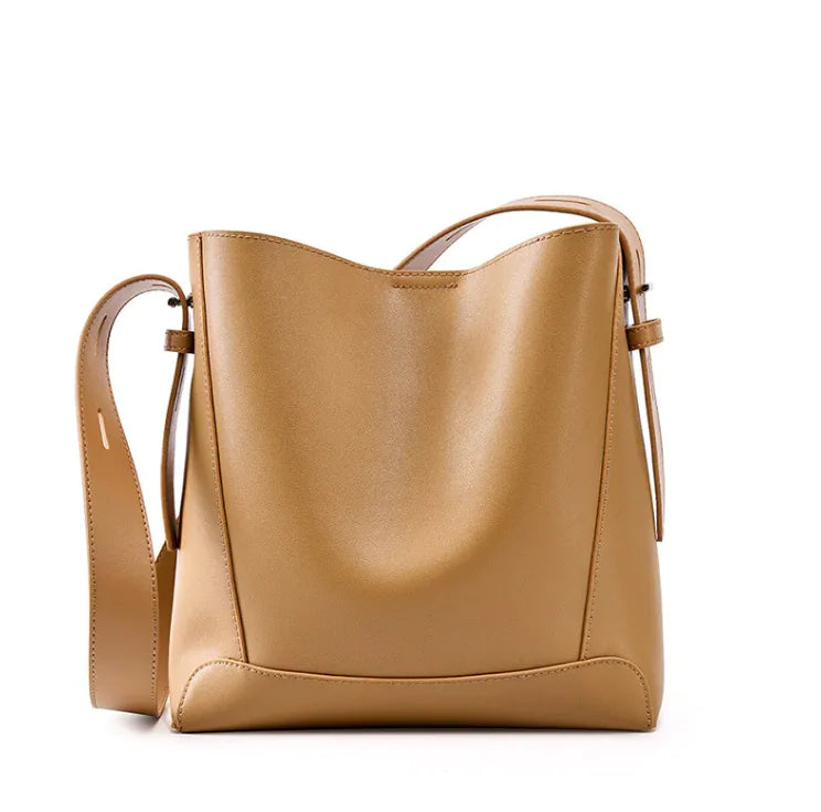 Genuine Cowhide Leather Shoulder Bag Women
