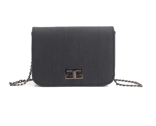 Sequin Mini Chain Shoulder Crossbody Bag
