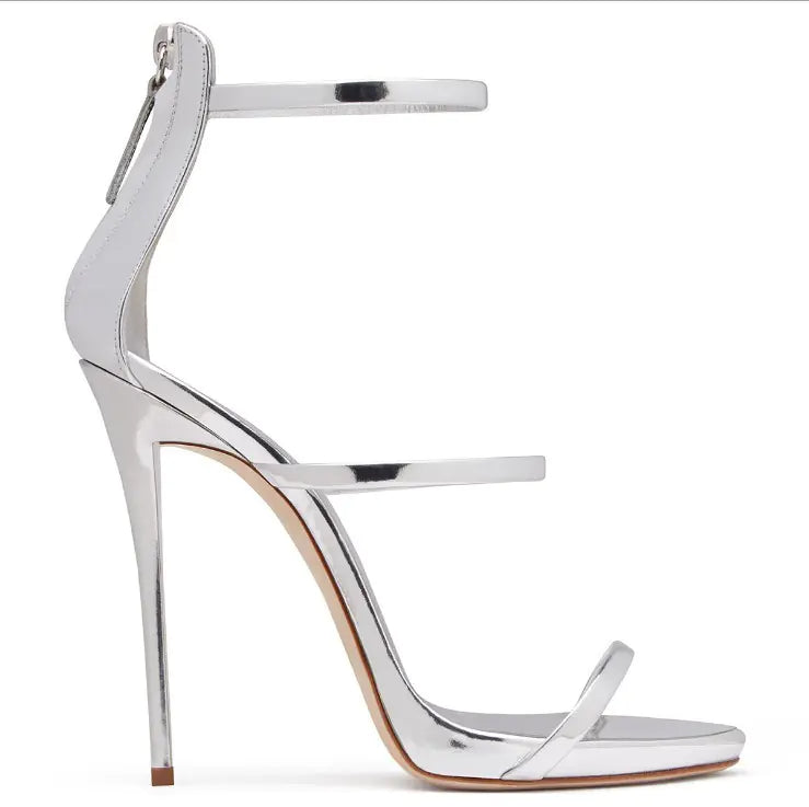 Patent Leather Catwalk High Heel Sandals