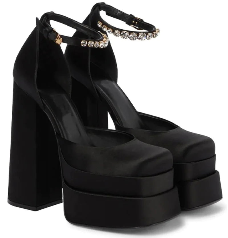 Pointed Slingback Baotou Stiletto Heels