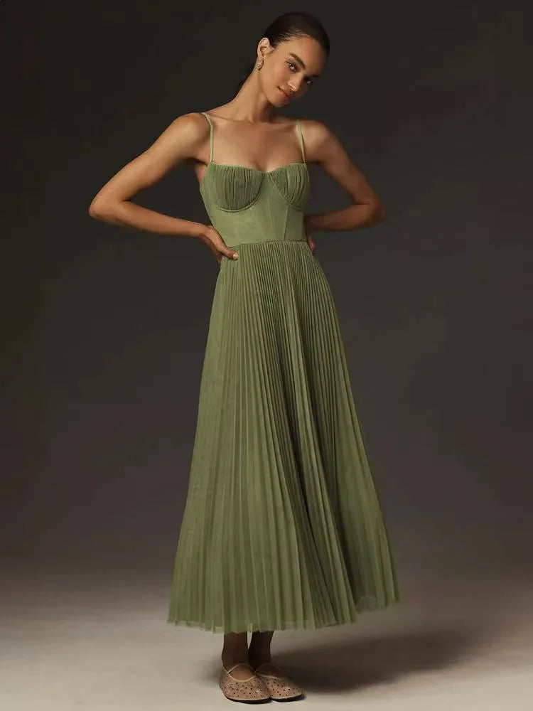Backless Sleeveless Slim Fit Dress