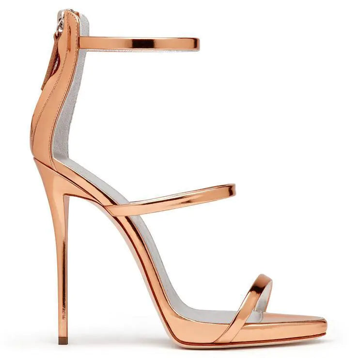 Patent Leather Catwalk High Heel Sandals