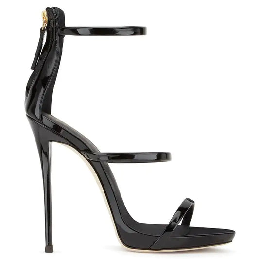 Patent Leather Catwalk High Heel Sandals