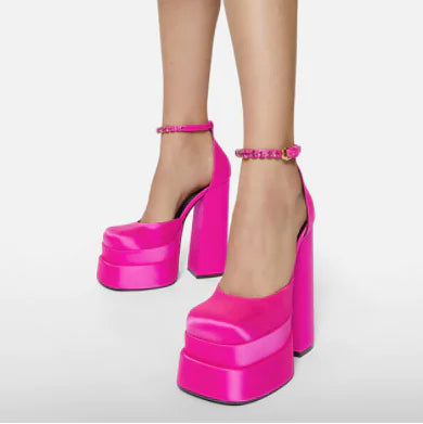 Pointed Slingback Baotou Stiletto Heels