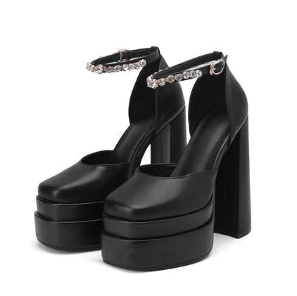 Pointed Slingback Baotou Stiletto Heels