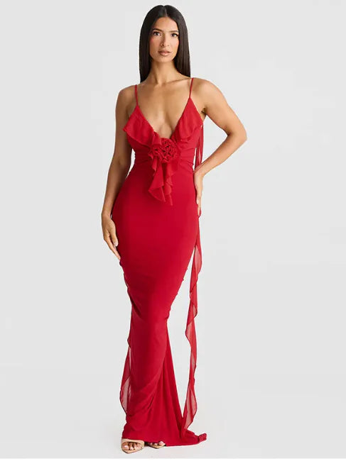 Chic Slim Fit Adjustable Strap Mini Dress