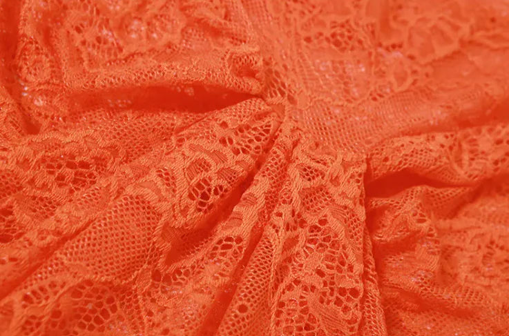 Elegant Lace Chest Wrap Sheath Dress
