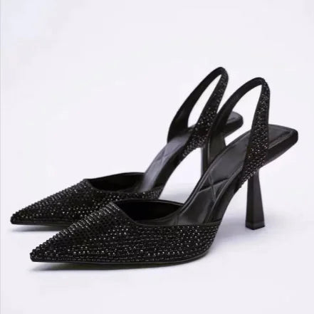 Classic Pointed Toe Microfiber High Heels
