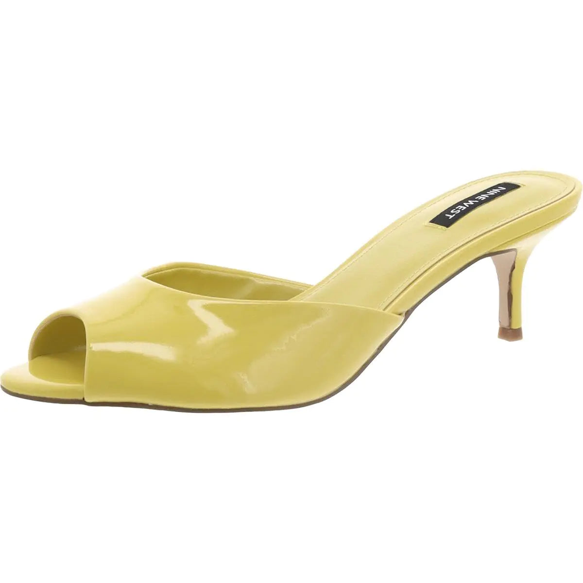Nine West Luvlie Lemon Yellow Heeled Sandal