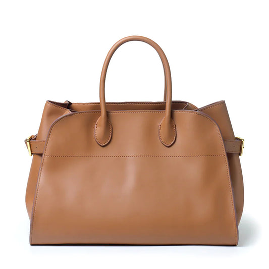 Urban Simplicity Genuine Leather Large Tote Bag