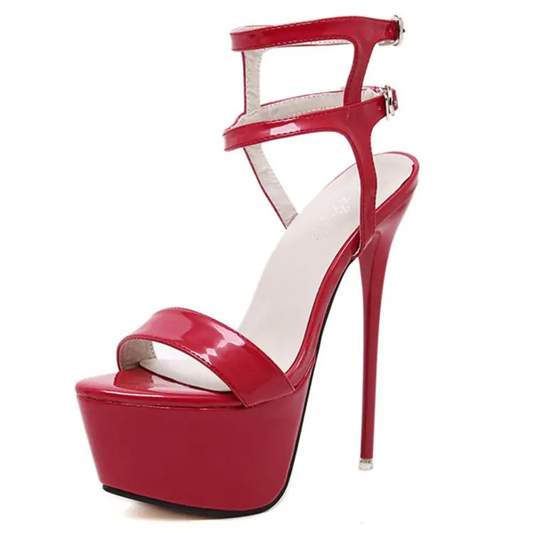 Club Platform Stiletto Sandals with Bold Lift