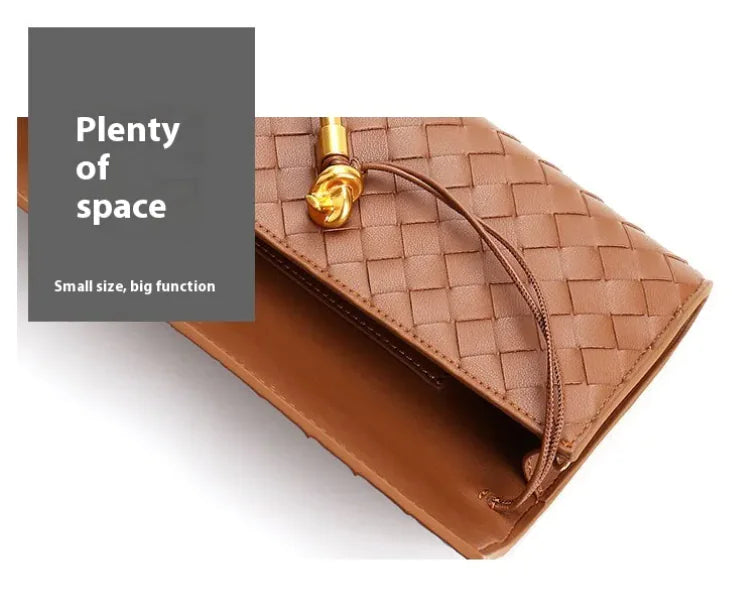 Woven Fashion Crossbody and Shoulder Clutch