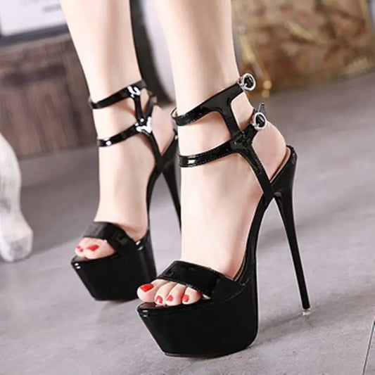 Club Platform Stiletto Sandals with Bold Lift