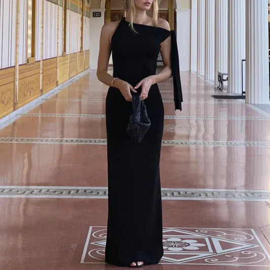 Summer Sleeveless Slim Lace-Up Dress