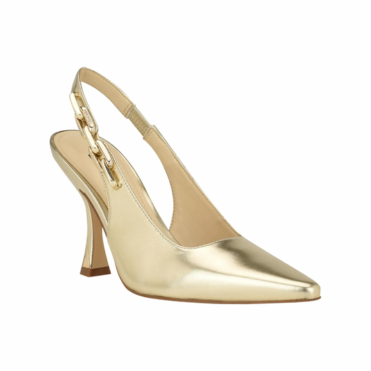 Nine West Slingback Veroni Pumps Gold
