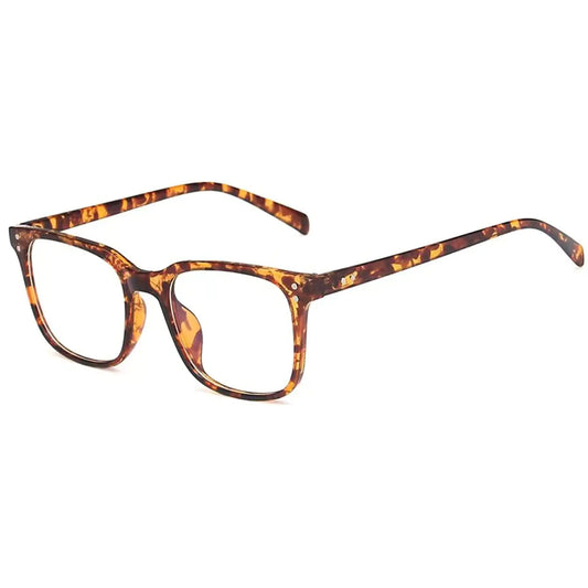 Jcerki Myopia glasses -1.00 nearsighted Distance glasses Leopard Frame Unisex glasses