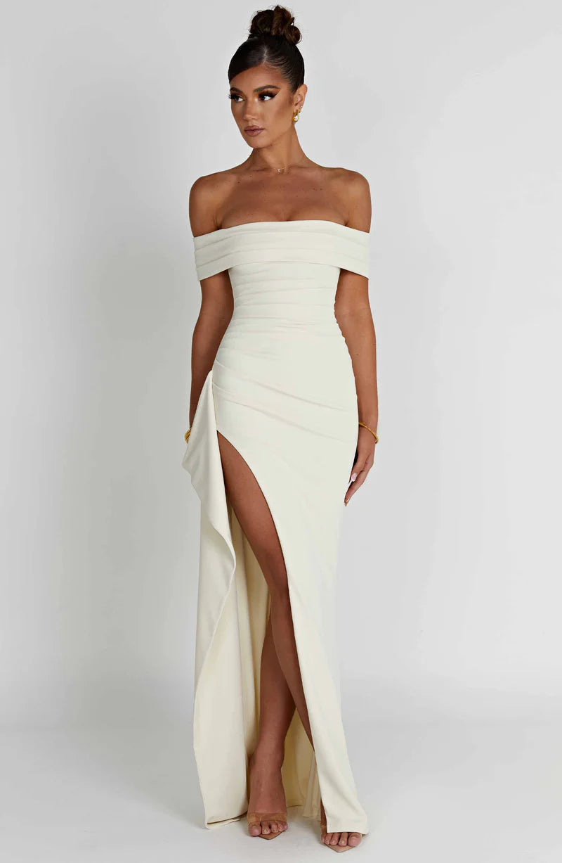 Slim Sleeveless High Split Midi Dress