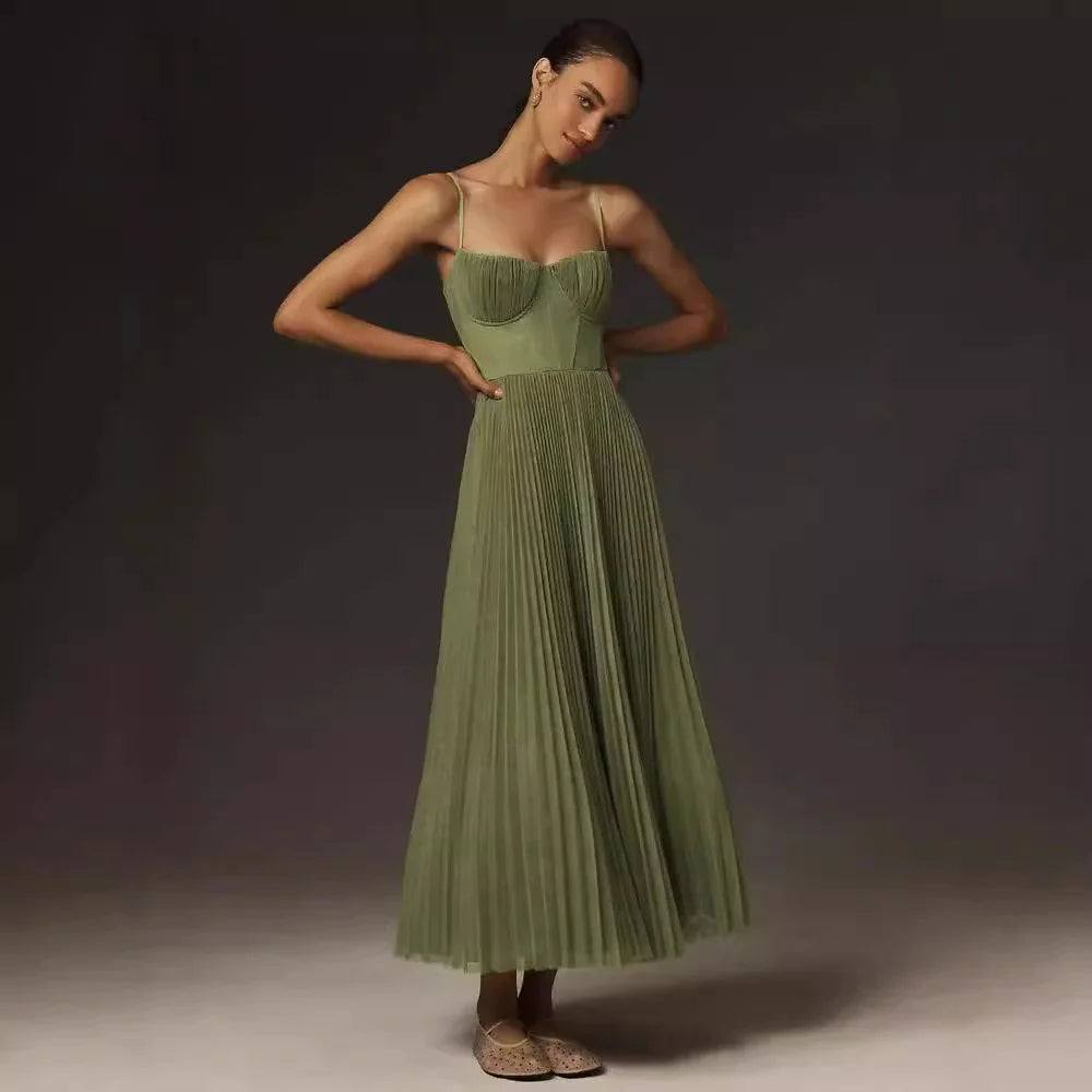 Backless Sleeveless Slim Fit Dress