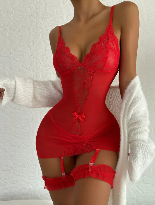 Sheer Mesh Mini Dress With Adjustable Fit