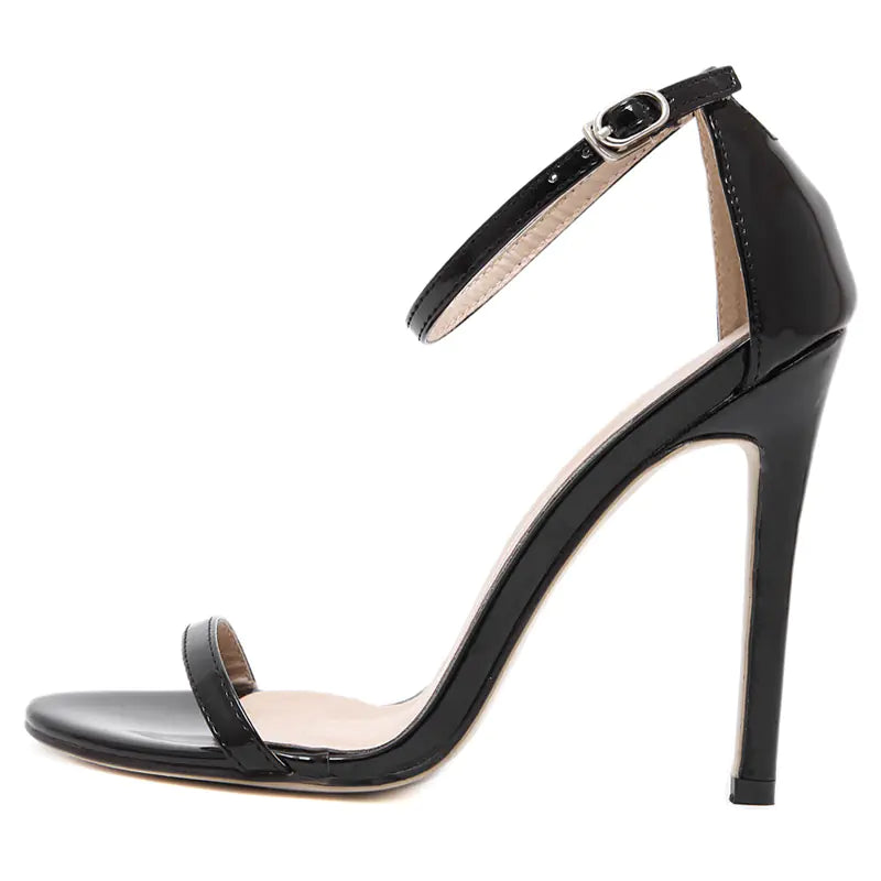 Classic Peep-Toe 8cm Wedding Stiletto Sandals