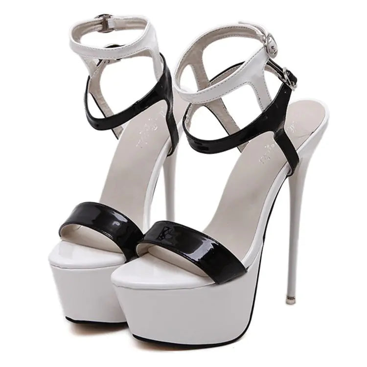 Club Platform Stiletto Sandals with Bold Lift