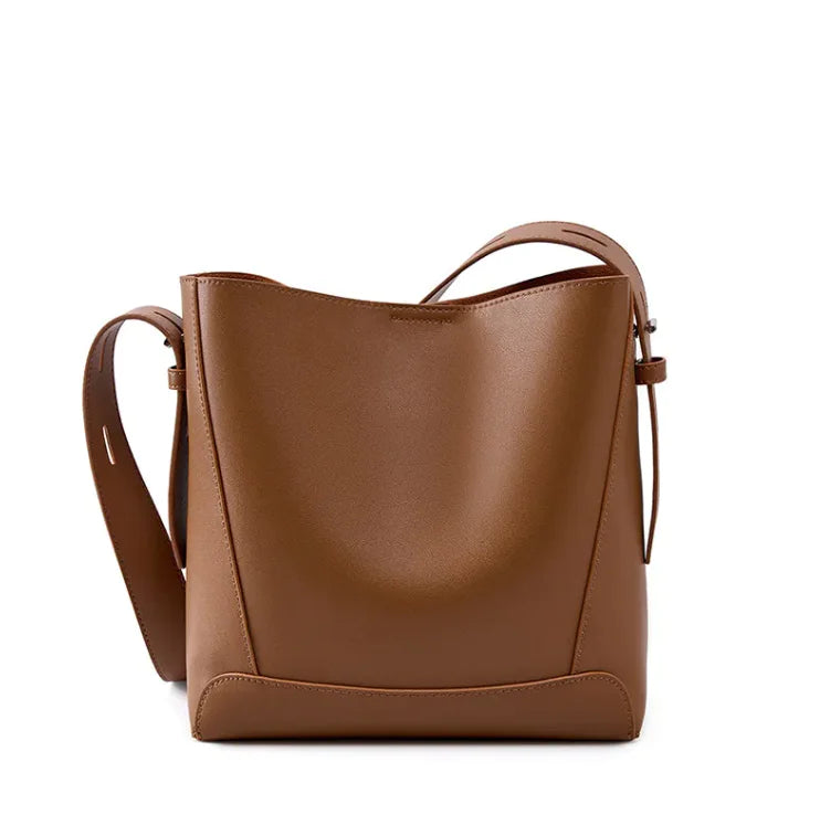 Genuine Cowhide Leather Shoulder Bag Women