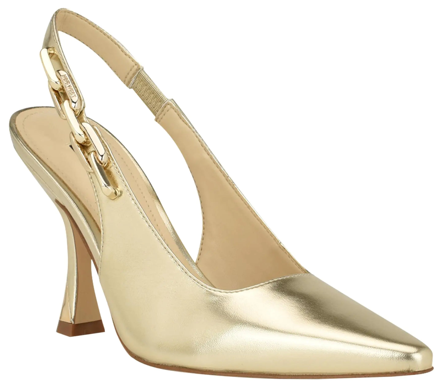 Nine West Slingback Veroni Pumps Gold