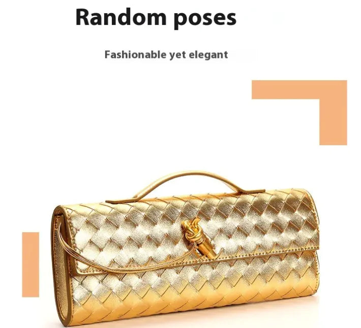 Woven Fashion Crossbody and Shoulder Clutch