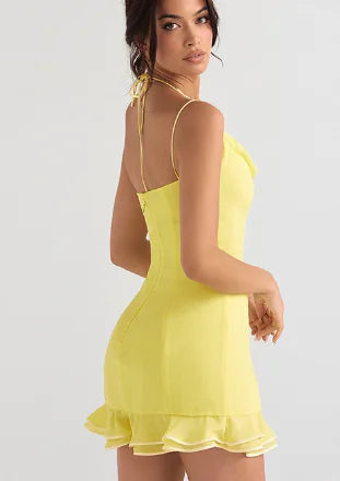 Backless Sling Mini with High Waist