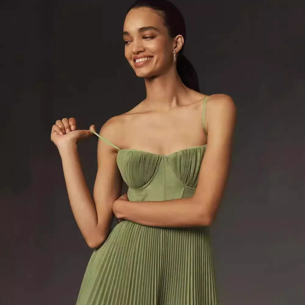 Backless Sleeveless Slim Fit Dress