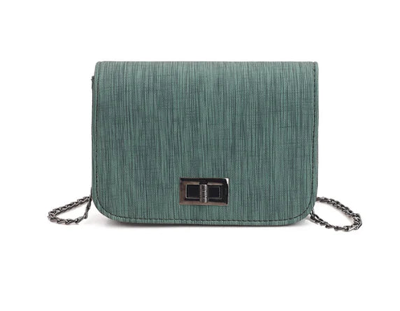 Sequin Mini Chain Shoulder Crossbody Bag