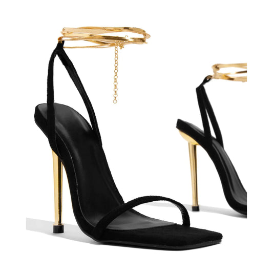 Square Toe Chunky Strap Summer Sandals