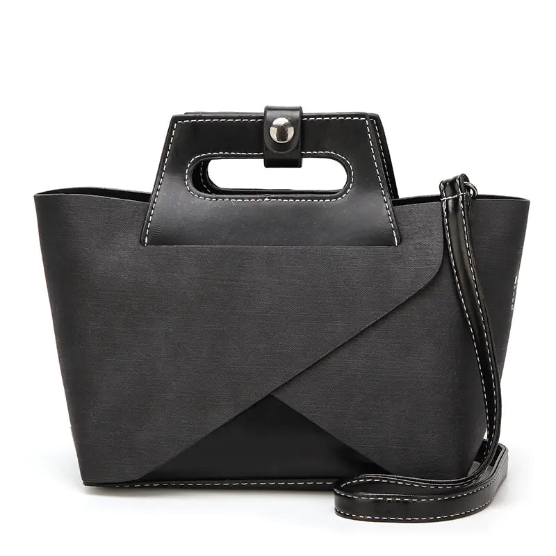 Luggage-Style Mini Square Crossbody Bag