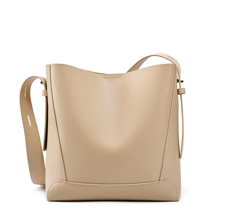 Genuine Cowhide Leather Shoulder Bag Women